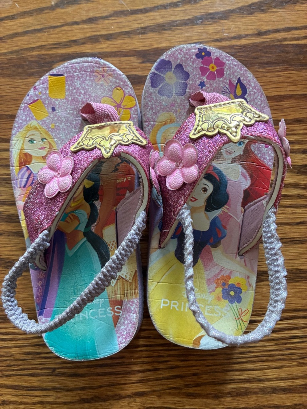 Princess flip flops